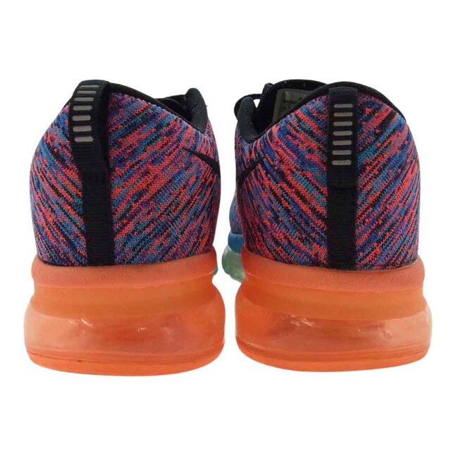 NIKE(ナイキ)のNIKE ナイキ スニーカー 620469-401 FLYKNIT MAX フライニット マックス マルチカラー オレンジ系 27.5cm【中古】 メンズの靴/シューズ(スニーカー)の商品写真