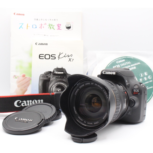 カメラキャノンの人気大定番♪一眼デビューに◎❤️Canon EOS KISS X7