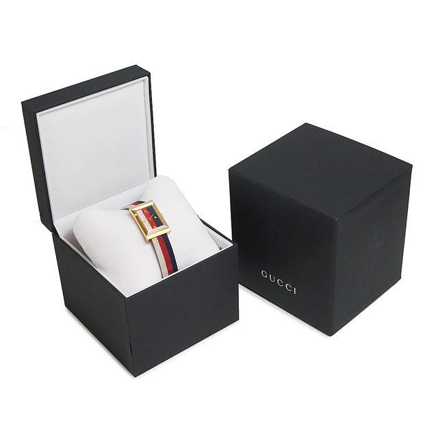 Gucci - グッチ Gフレーム クォーツ 腕時計 ナイロン レザー ブルー
