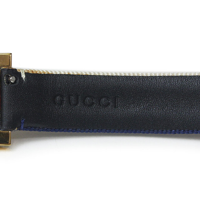 Gucci - グッチ Gフレーム クォーツ 腕時計 ナイロン レザー ブルー