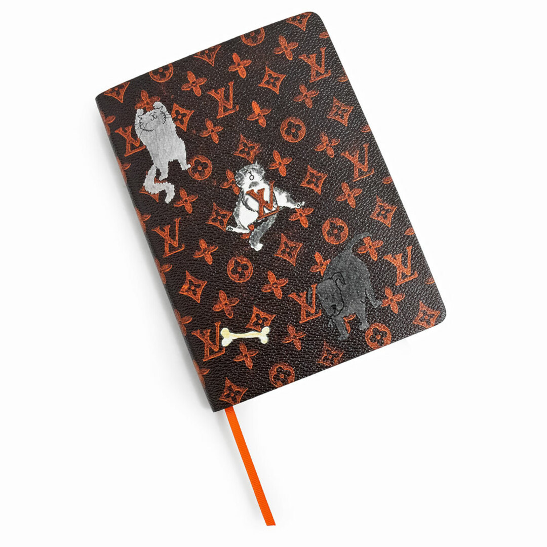 ルイ ヴィトン カイエ クレマンス 手帳 ノート モノグラム キャットグラム ダークブラウン オレンジ 茶 GI0358 LOUIS VUITTON（新品・未使用品）