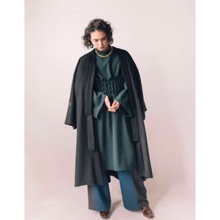 アメリヴィンテージ(Ameri VINTAGE)の【完売品】クリエイト クレイルsmoking dress グリーン(ロングワンピース/マキシワンピース)