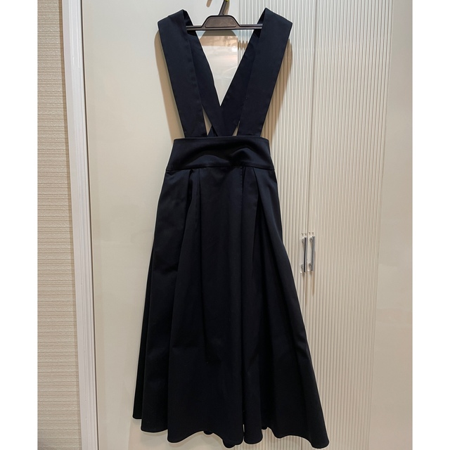 Drawer - 未使用 gypsohila 巻きジャンパースカート ブラックの Drawer - 未使用 gypsohila 巻きジャンパースカート ブラックの