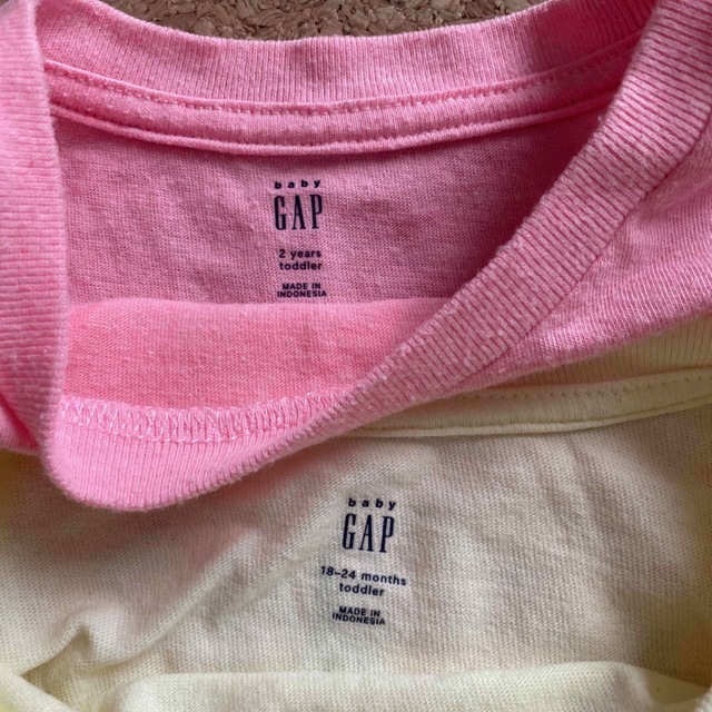 babyGAP(ベビーギャップ)のbaby GAP パフスリーブTシャツ キッズ/ベビー/マタニティのベビー服(~85cm)(シャツ/カットソー)の商品写真