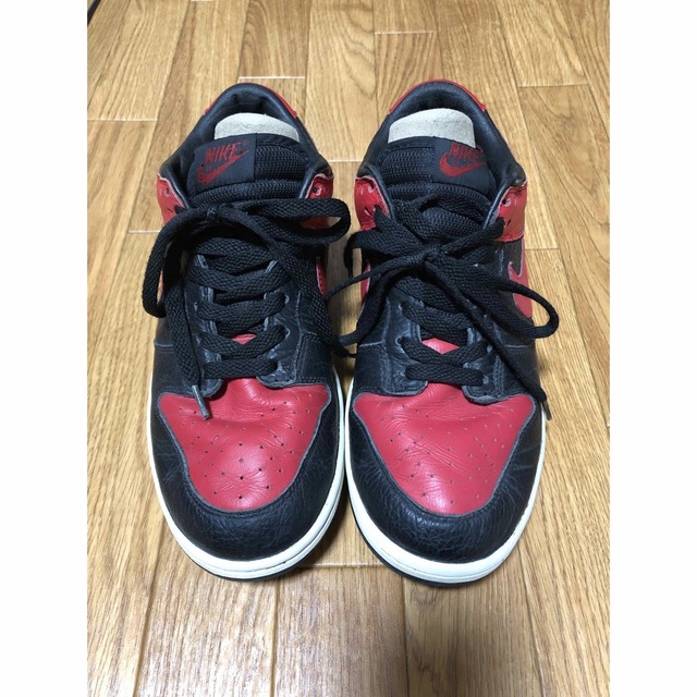 ナイキダンクロー黒赤jdスポーツ別注
