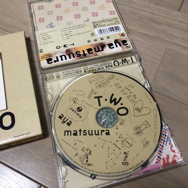 松浦亜弥　T・W・O　初回限定盤 エンタメ/ホビーのCD(ポップス/ロック(邦楽))の商品写真
