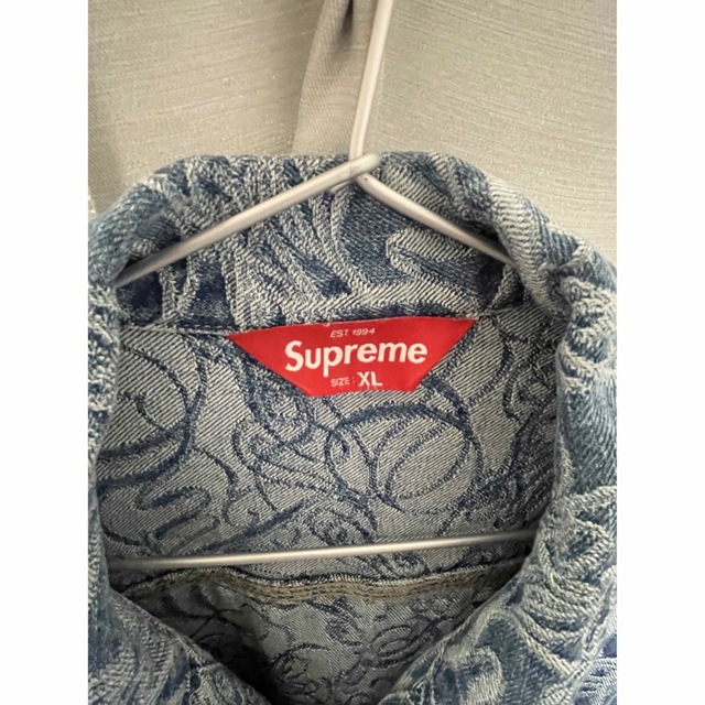 Supreme - Supreme Script Jacquard Denim Jacket XLの通販 by YYY's