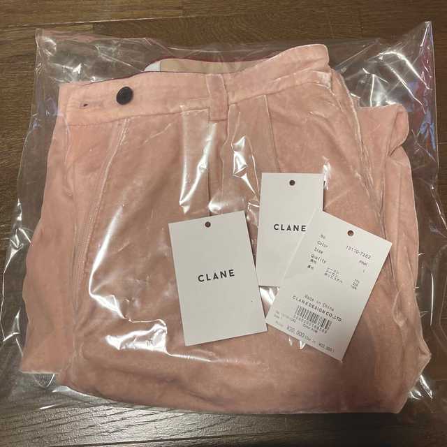 CLANE 田中みな実 ベロアパンツ ピンク1 ☆期間限定お値下げ☆