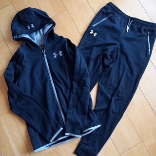 アンダーアーマー(UNDER ARMOUR)のアンダーアーマー YXL 160㎝ セットアップ ジャージ 上下セット(ジャケット/上着)