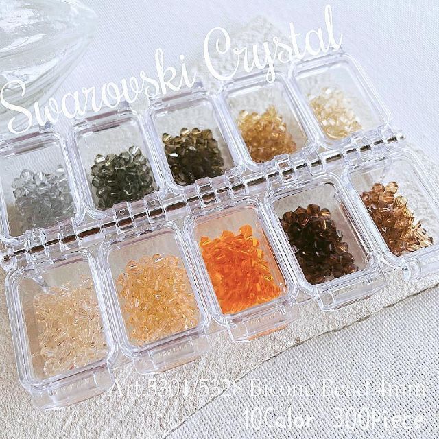 SWAROVSKI - スワロフスキー✨#5301/5328 4mm 10色アソートNo.6 300個