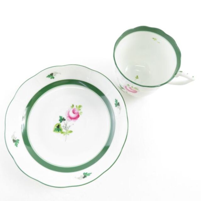 Herend - 美品 Herend ヘレンド ウィーンのバラ (VRH) 707 コーヒー