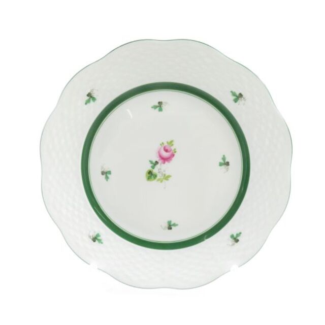 Herend - 美品 Herend ヘレンド ウィーンのバラ (VRH) 517 中皿 1枚