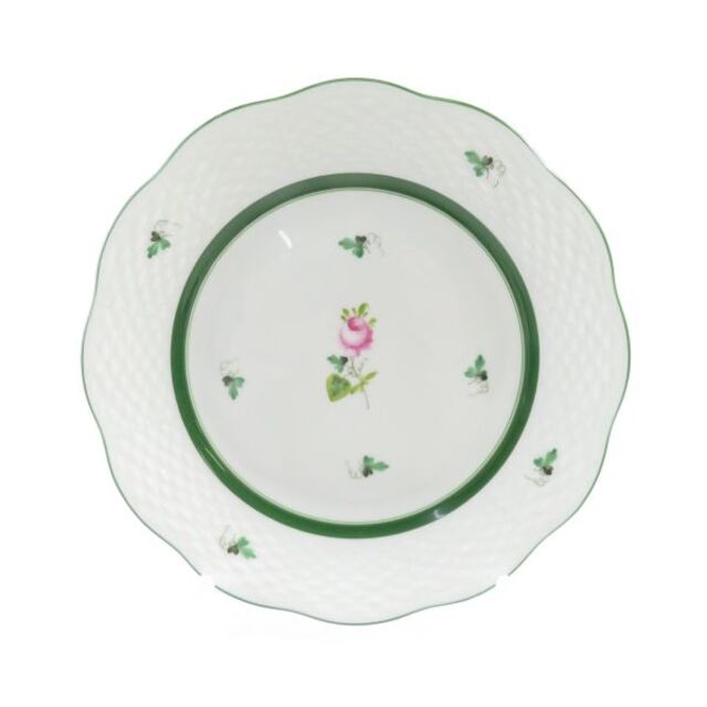 Herend - 美品 Herend ヘレンド ウィーンのバラ (VRH) 517 中皿 1枚