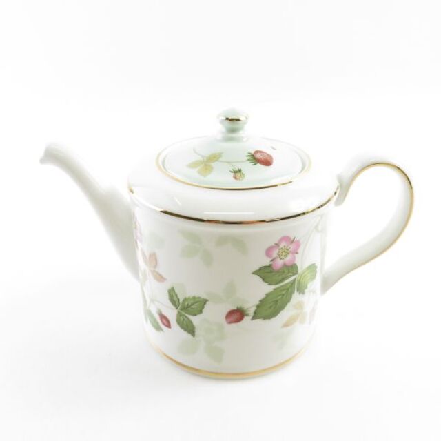 美品 WEDGWOOD ウェッジウッド ワイルドストロベリーパステル スモールポット 茶器 SC5870G