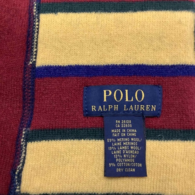 POLO RALPH LAUREN(ポロラルフローレン)のポロ　ラルフローレン　マフラー　r421 メンズのファッション小物(マフラー)の商品写真