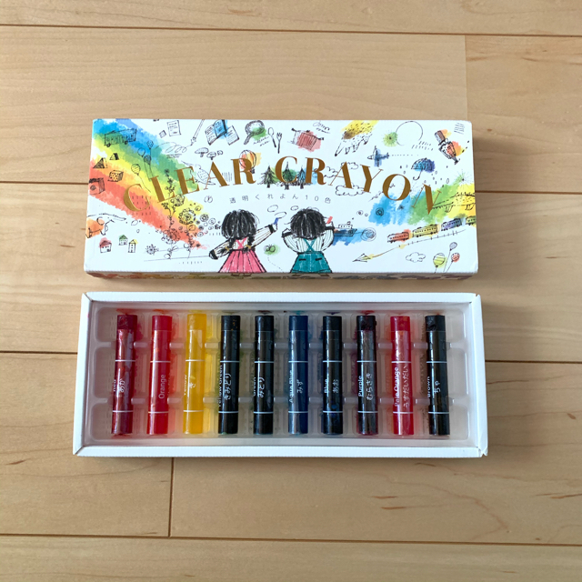 コクヨ(コクヨ)の新品 CLEAR CRAYON 透明クレヨン コクヨ 店頭展示品 エンタメ/ホビーのアート用品(クレヨン/パステル)の商品写真