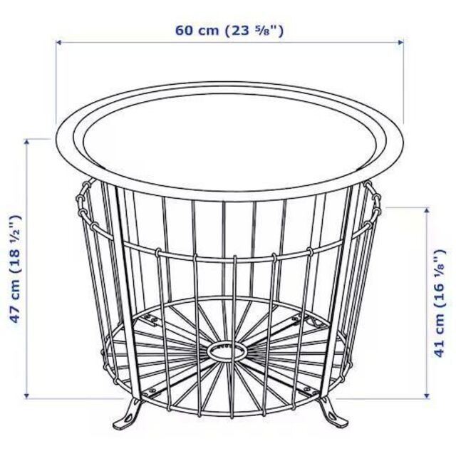 IKEA(イケア)の【生産終了品】新品 IKEA GUALÖV グアローヴ リビングテーブル インテリア/住まい/日用品の机/テーブル(コーヒーテーブル/サイドテーブル)の商品写真