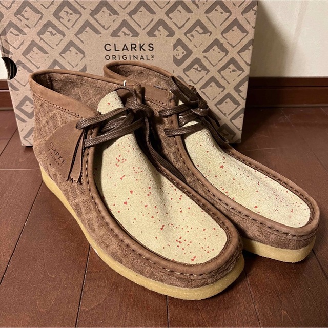 [未使用] CLARKS WALLABEE ワラビー 希少　Nasコラボモデルブーツ