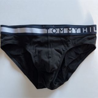 トミーヒルフィガー(TOMMY HILFIGER)のトミーヒルフィガー　メンズビキニ　ML 黒　ブラックブリーフ　メンズインナー(その他)