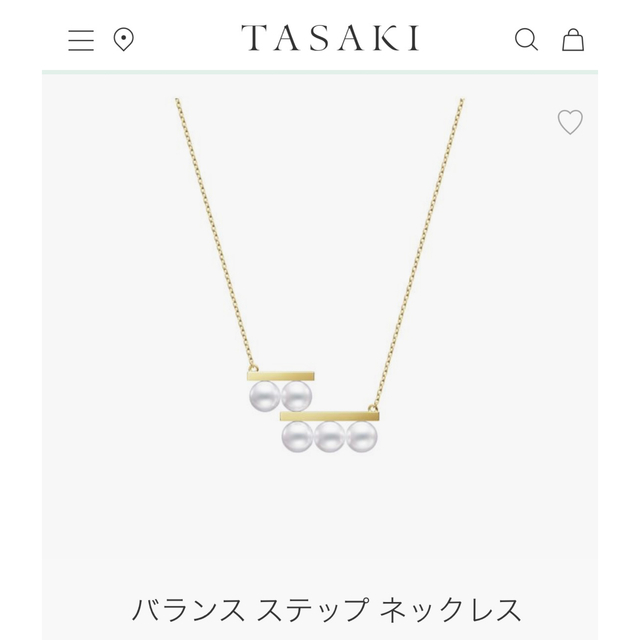 TASAKI タサキ　バランスステップネックレス