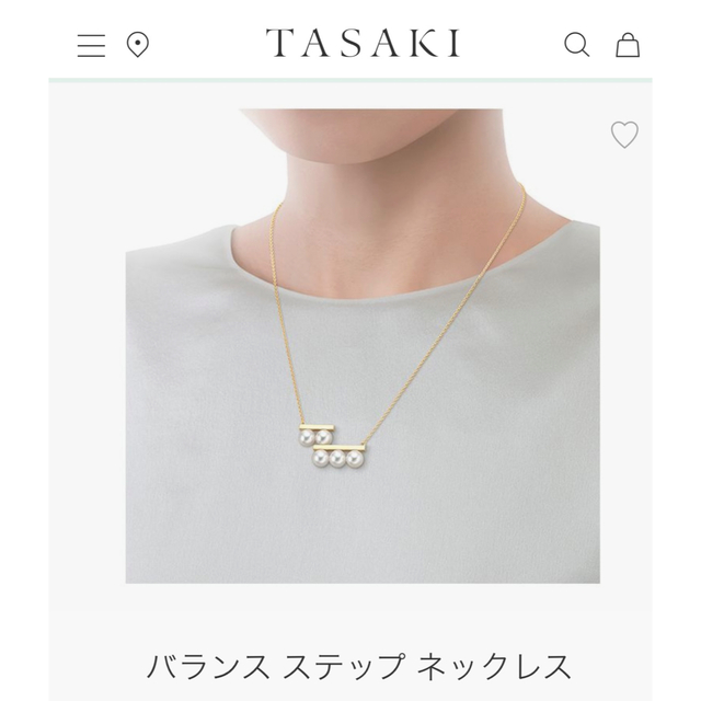 TASAKI タサキ　バランスステップネックレス
