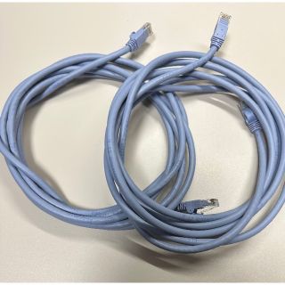 エレコム(ELECOM)のエレコム LAN ケーブル CAT6A 3m スピード10G対応2セット(PC周辺機器)