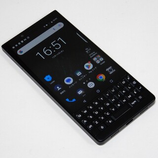ブラックベリー(BlackBerry)の美品 SIMフリー（国内版） BlackBerry KEY2 BBF100-9(スマートフォン本体)