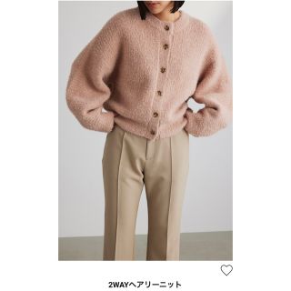 クラネ(CLANE)のstylemixer 2wayヘアリーニット　PINK(ニット/セーター)