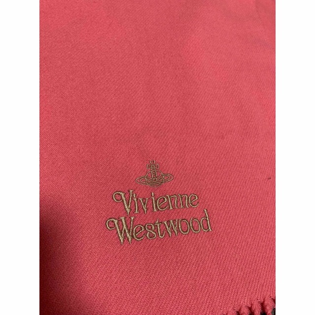 Vivienne Westwood(ヴィヴィアンウエストウッド)の期間限定値下【Vivienne Westwood】ヴィヴィアン　マフラー　ピンク レディースのファッション小物(マフラー/ショール)の商品写真