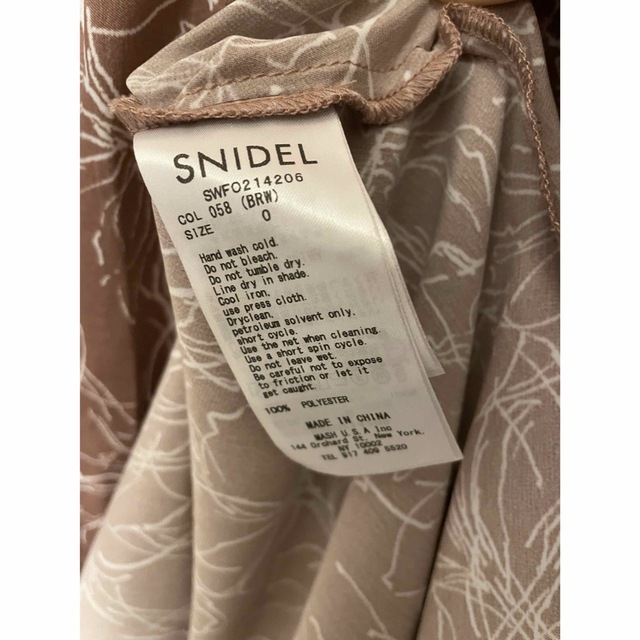 SNIDEL(スナイデル)のsnidel ワンピース レディースのワンピース(ロングワンピース/マキシワンピース)の商品写真