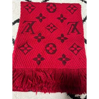 ヴィトン(LOUIS VUITTON) マフラー/ショール(レディース)(レッド/赤色