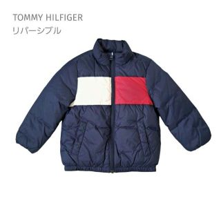 トミーヒルフィガー(TOMMY HILFIGER)のトミーヒルフィガー リバーシブル ダウンジャケット ネイビー(ジャケット/上着)