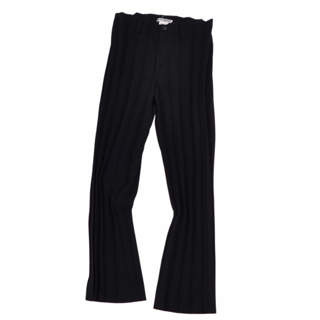 美品 イッセイミヤケ ISSEY MIYAKE WHITE LABEL パンツ ロングパンツ プリーツ ボトムス レディース 2(M相当) ブラック | フリマアプリ ラクマ