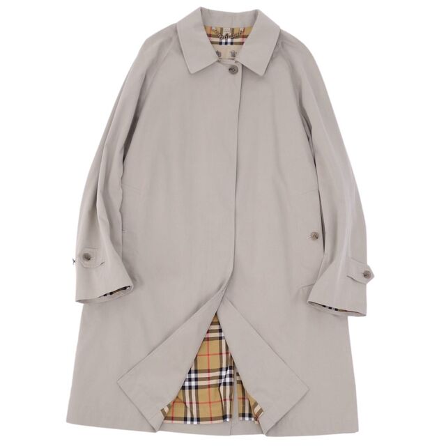 BURBERRY(バーバリー)の美品 バーバリー BURBERRY コート THE CAMDEN カムデン カーコート ステンカラーコート バルマカーンコート レディース アウター UK10 US8 IT42(M相当) ベージュ レディースのジャケット/アウター(その他)の商品写真