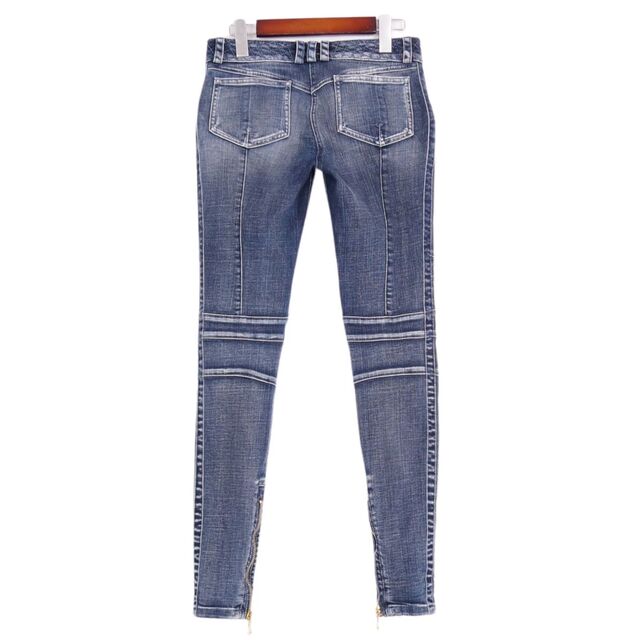 BALMAIN - 美品 バルマン BALMAIN パンツ バイカーデニム BALMAIN - 美品 バルマン BALMAIN パンツ バイカーデニム