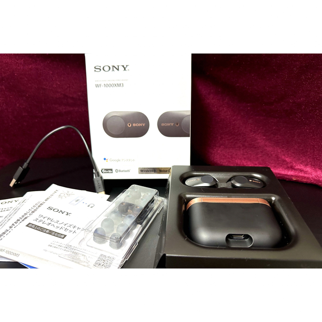 ✨完品✨SONY WF-1000XM3(B) フルワイヤレスイヤホン