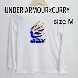 アンダーアーマー(UNDER ARMOUR)のUNDER ARMOUR×CURRY  ロンT  ホワイト　M(バスケットボール)