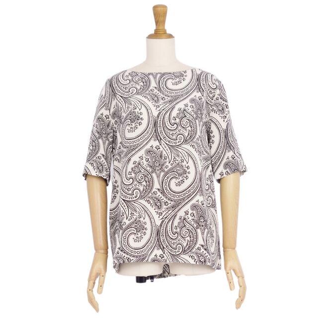 ETRO - 美品 エトロ ETRO シャツ ブラウス 半袖 総柄 ペイズリー