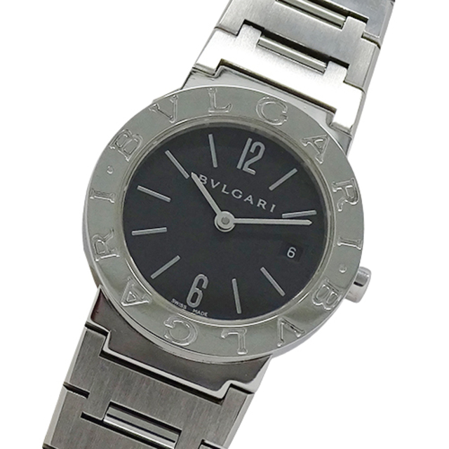 最も信頼できる ブルガリ - BVLGARI 時計 ステンレス QZ クオーツ デイト ブルガリブルガリ 腕時計