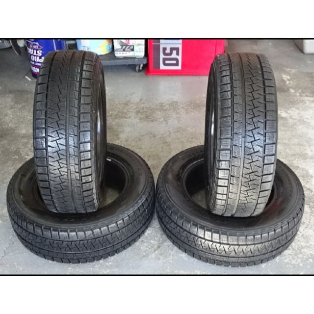 安いそれに目立つ 19年製ピレリスタッドレスタイヤアイスアシンメトリコ205/65R15中古4本 タイヤ