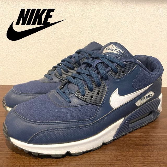 NIKE AIR MAX 90 ナイキ エア マックス 90 ネイビー メンズ | フリマアプリ ラクマ