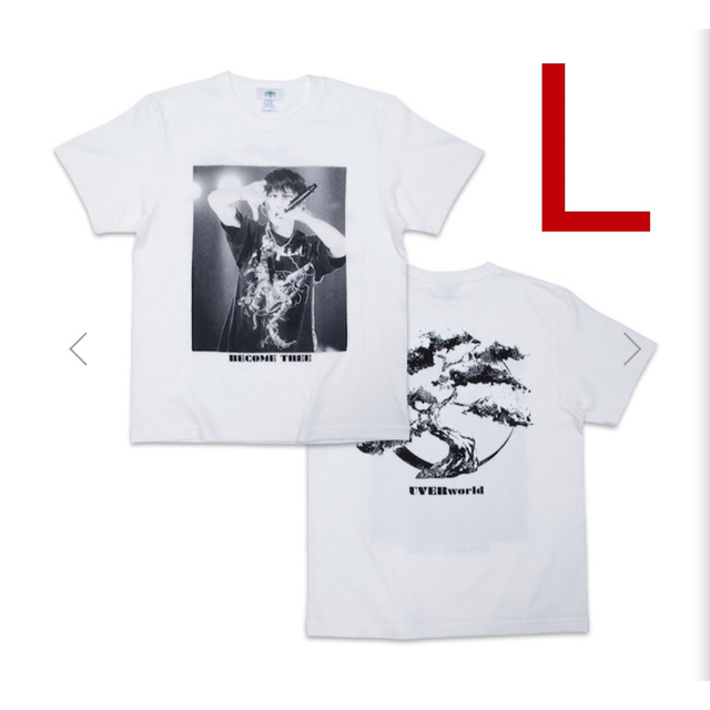 UVERworld - BECOME TREE × TAKUYA∞ Photo T-shirt Lの通販 by UVERworld - BECOME TREE × TAKUYA∞ Photo T-shirt Lの通販 by