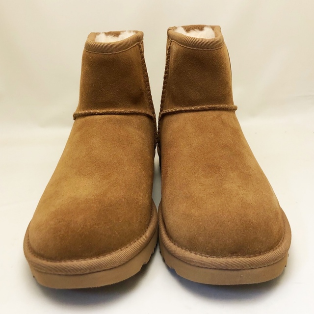 新品 UGG アグ クラシックミニ サイドロゴⅡ チェスナット 24.0cm