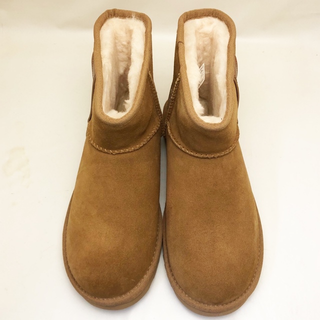 新品 UGG アグ クラシックミニ サイドロゴⅡ チェスナット 24.0cm