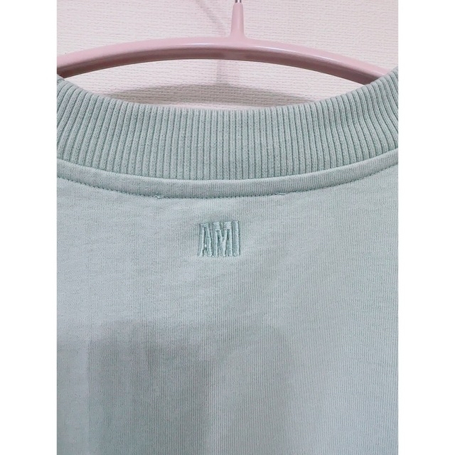 ami(アミ)のAMI Paris ペールグリーン　ロンT メンズのトップス(Tシャツ/カットソー(七分/長袖))の商品写真