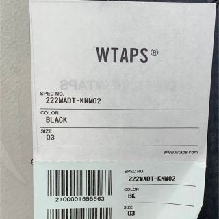 WTAPS  ARMT / SWEATER / POLY. X3.0 XL