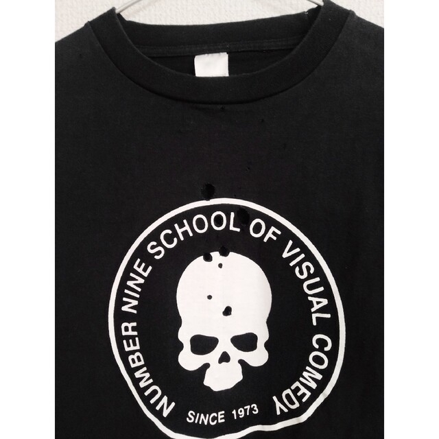 NUMBER (N)INE ナンバーナイン スカルTシャツ 穴あき サイズ4 NUMBER (N)INE ナンバーナイン スカルTシャツ 穴あき サイズ4
