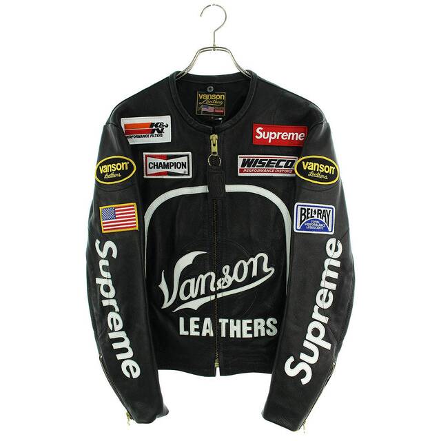 レザージャケット シュプリーム ×バンソン VANSON 17SS Vanson Leather