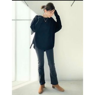 アパルトモンドゥーズィエムクラス(L'Appartement DEUXIEME CLASSE)のL'Appartement Thermal Knit ブラック(ニット/セーター)