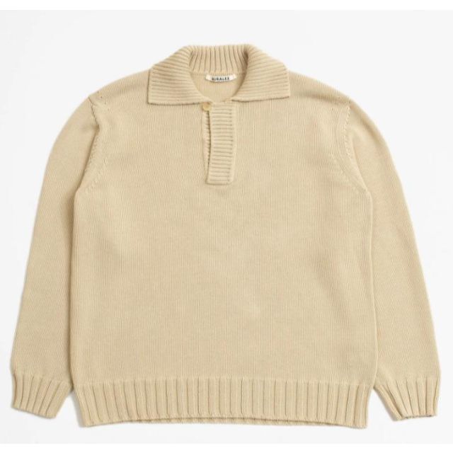 オーラリー22SS COTTON CORD PLATING SKIPPER